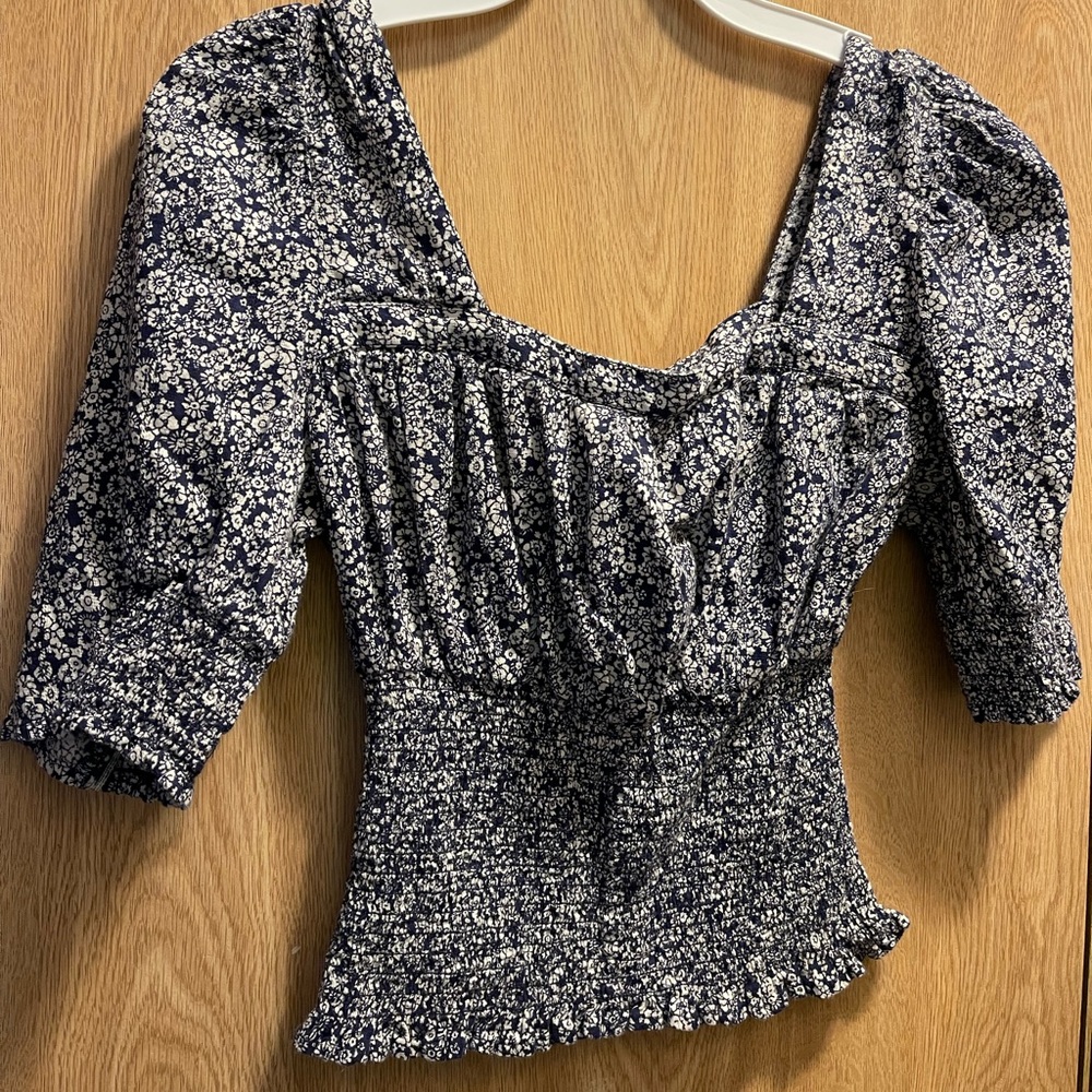 Universal Thread Floral Crop Sz XS